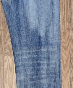 RDP Designer Men's Light Blue Denim Jeans 34” X 34”