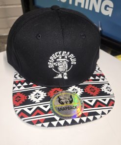 RDP Respect Da Plug Monochrome Tribal Snapback – Black/White Edition