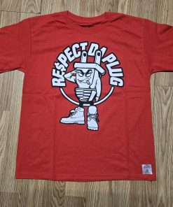 RDP Respect Da Plug Youth Signature Graphic T-Shirt – Red