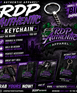 RDP Authentic Apparel Purple Keychain 💜🔑